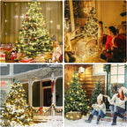 Christmas Tree Waterfall Lights with Ring