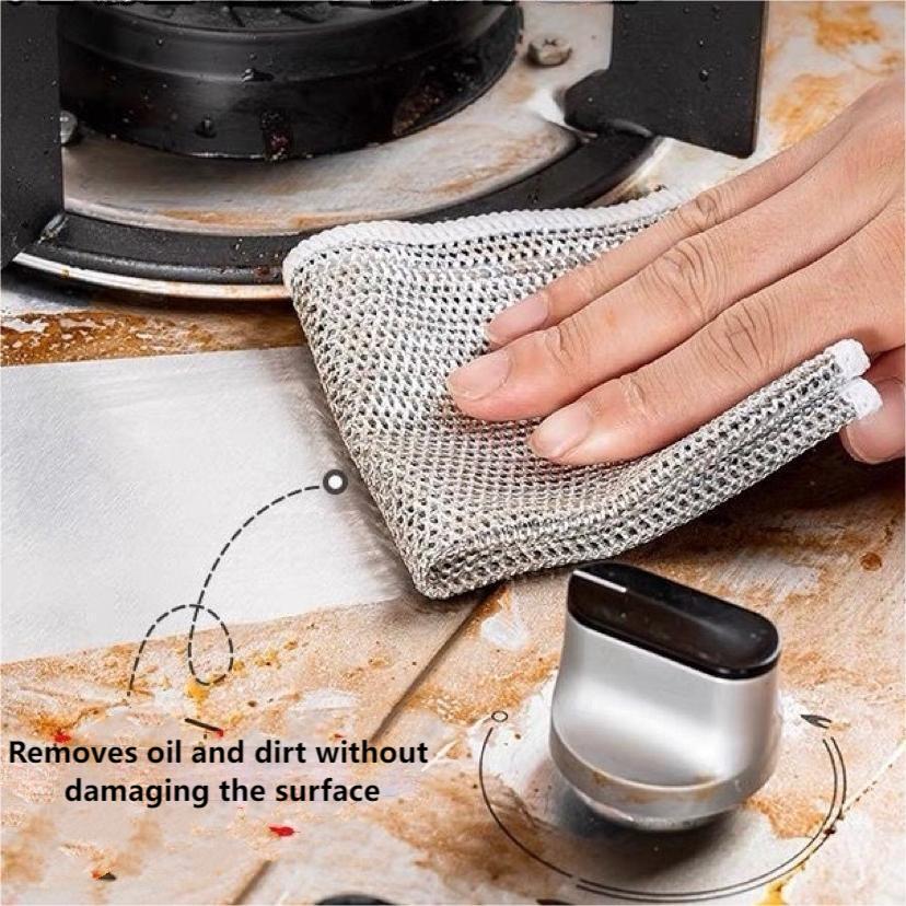 🔥Multipurpose Wire Miracle Cleaning Cloths