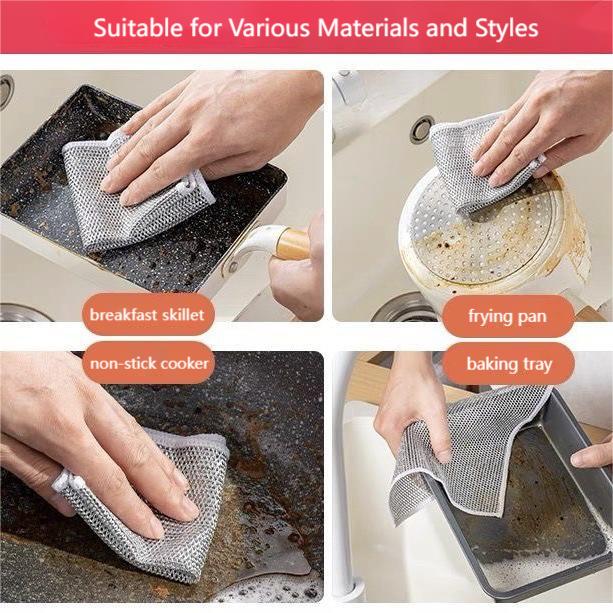 🔥Multipurpose Wire Miracle Cleaning Cloths