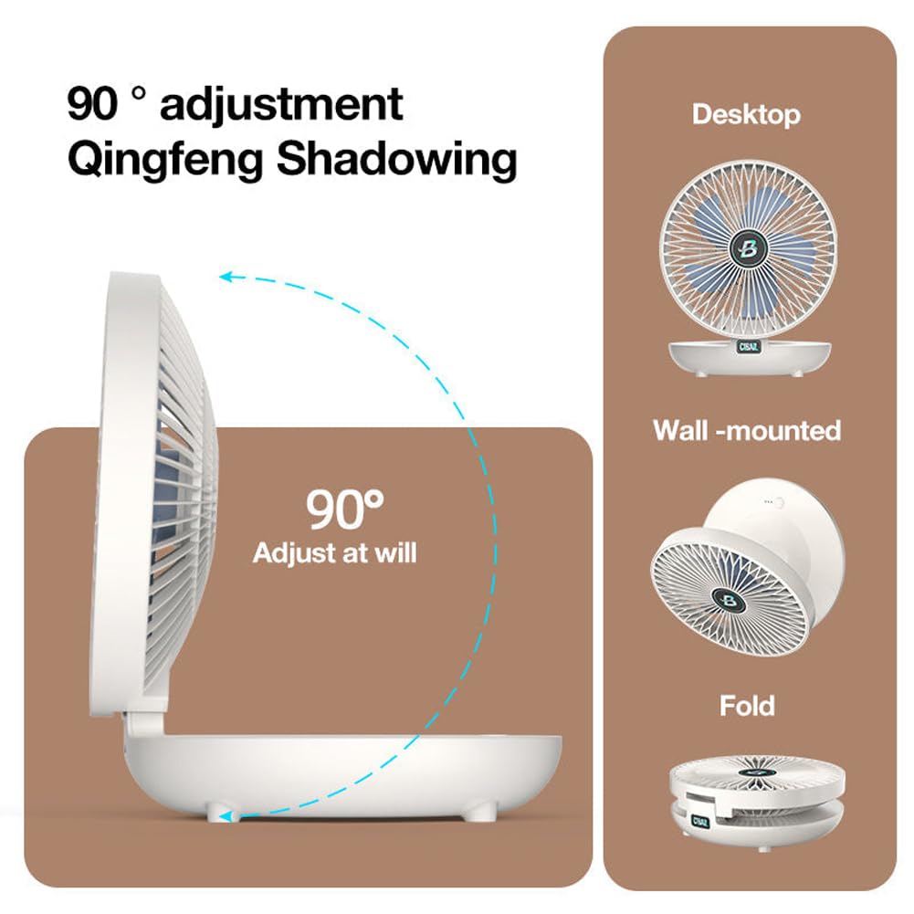 Wireless Wall Mount Desktop Fan