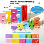 Wooden Number Building Block, Creative Montessori Stacking Toys