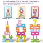 Wooden Number Building Block, Creative Montessori Stacking Toys