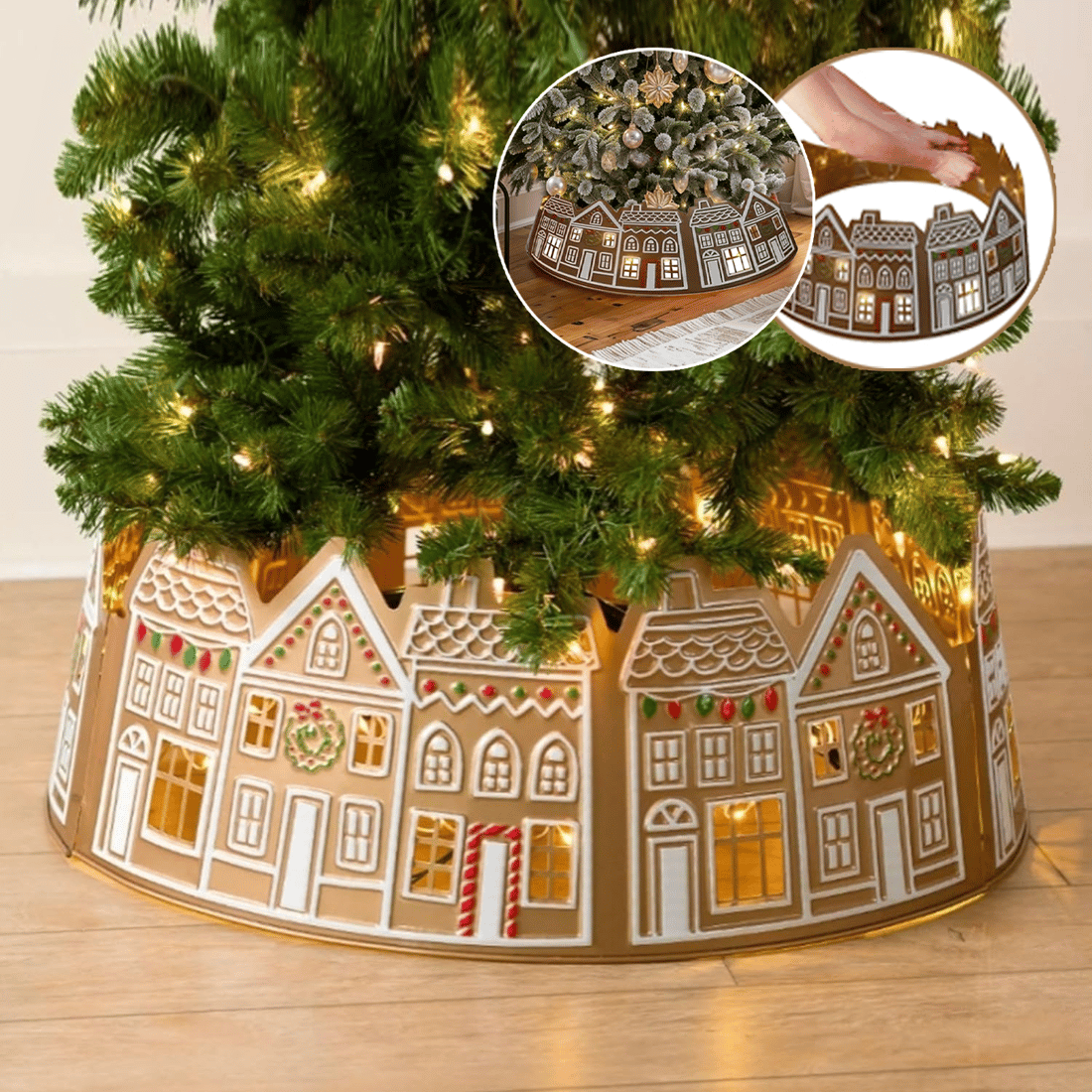 🎄Christmas Sale 49% OFF🎅LED Gingerbread ChristmasTree Collar