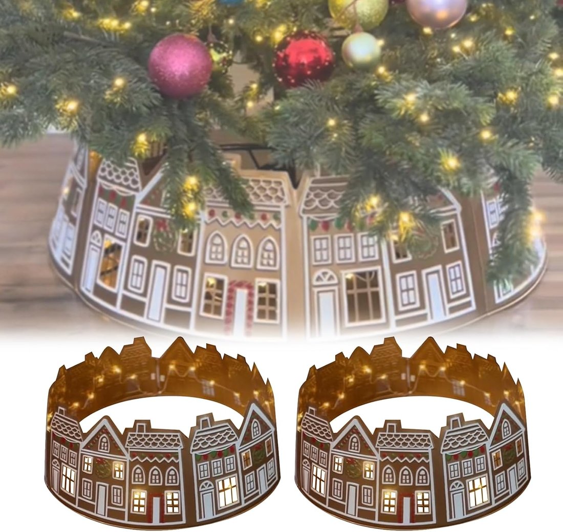 🎄Christmas Sale 49% OFF🎅LED Gingerbread ChristmasTree Collar