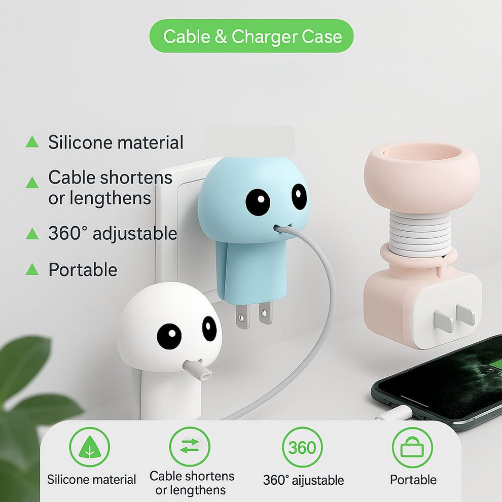 🔥Last Day 49% OFF-Home Phone Charging Cable Desktop  Creative Organizer