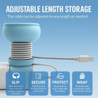 🔥Last Day 49% OFF-Home Phone Charging Cable Desktop  Creative Organizer
