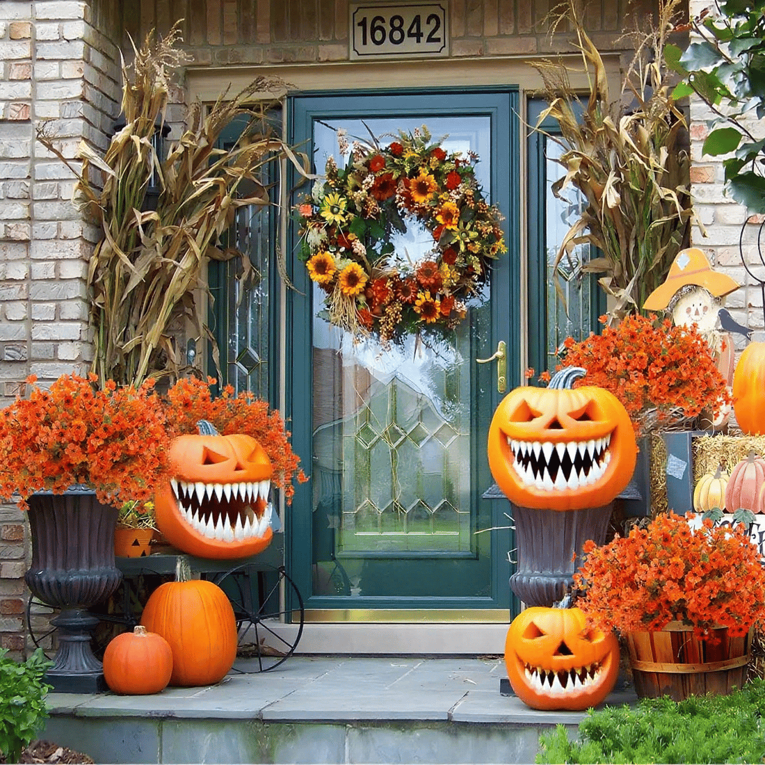 Fun Halloween Pumpkin Teeth Decorations
