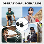 🔥Last Day 49% OFF🕶️Adjustable Tint Rounded Polarized Lenses Retro Sunglasses