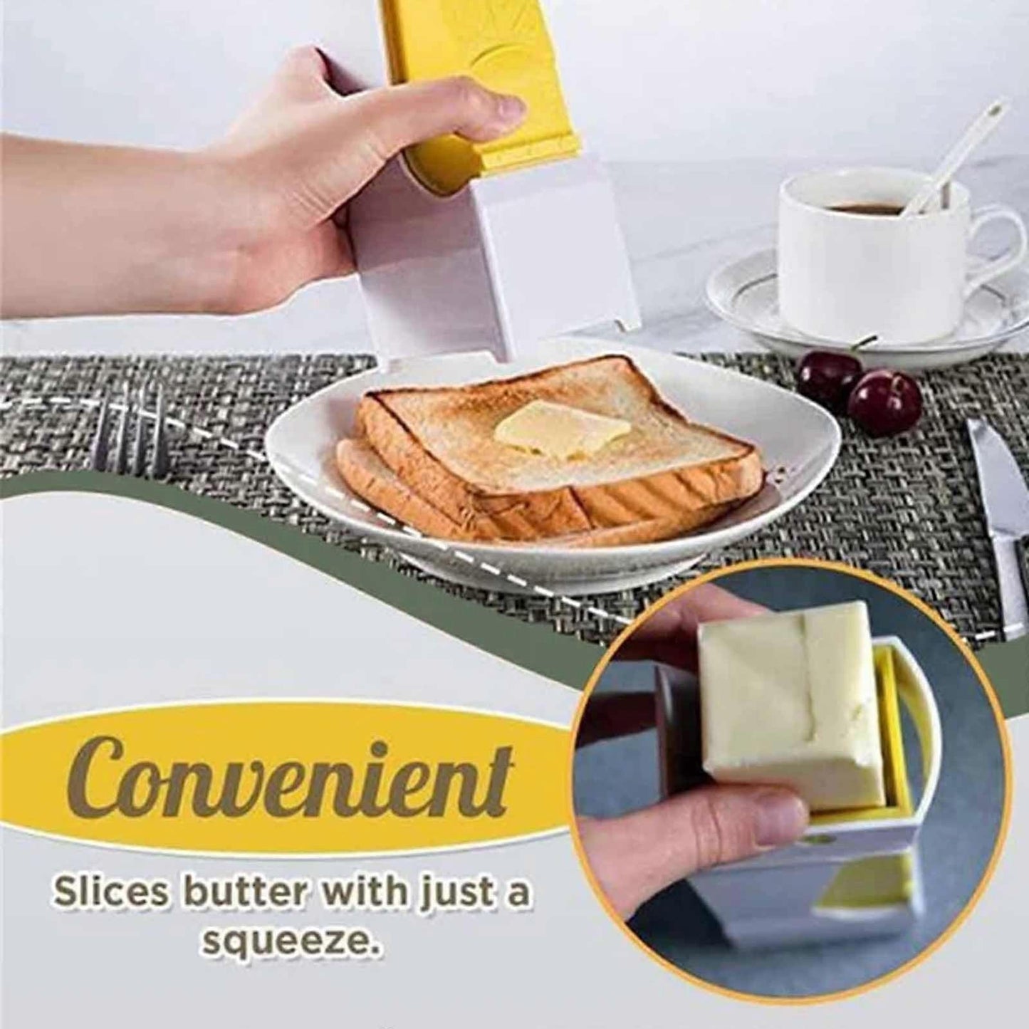 🧈 Transform Your Buttering Game ✨ Stick Butter Cutter - For Perfect, Mess-Free Slices Every Time!