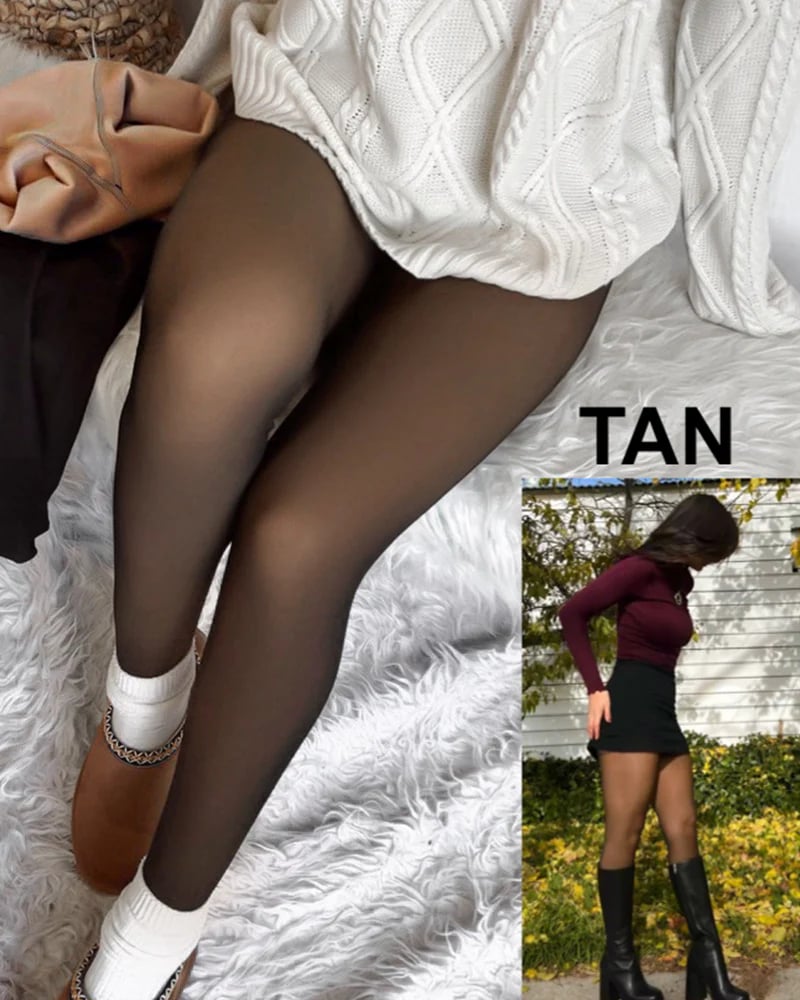 🔥(Hot Sale- 50% OFF)Flawless Legs Skin Toned Fleece Lined Tights