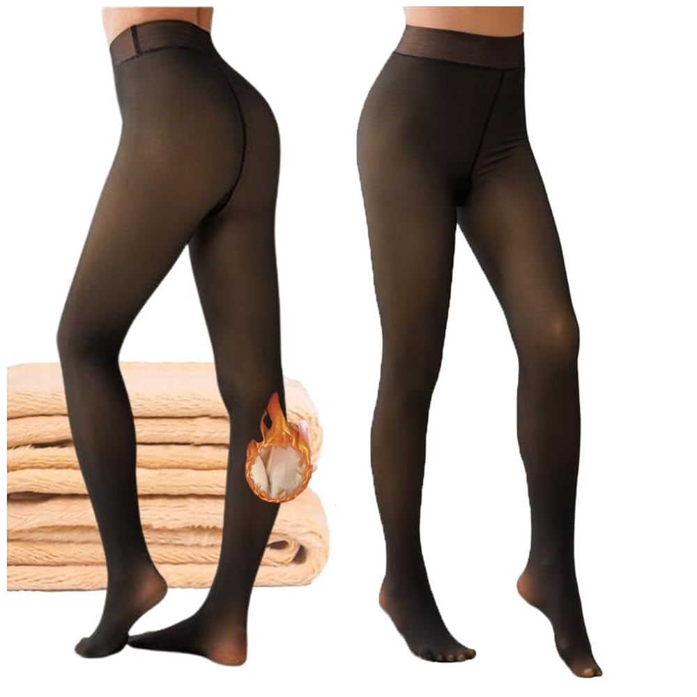 🔥(Hot Sale- 50% OFF)Flawless Legs Skin Toned Fleece Lined Tights