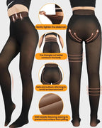 🔥(Hot Sale- 50% OFF)Flawless Legs Skin Toned Fleece Lined Tights