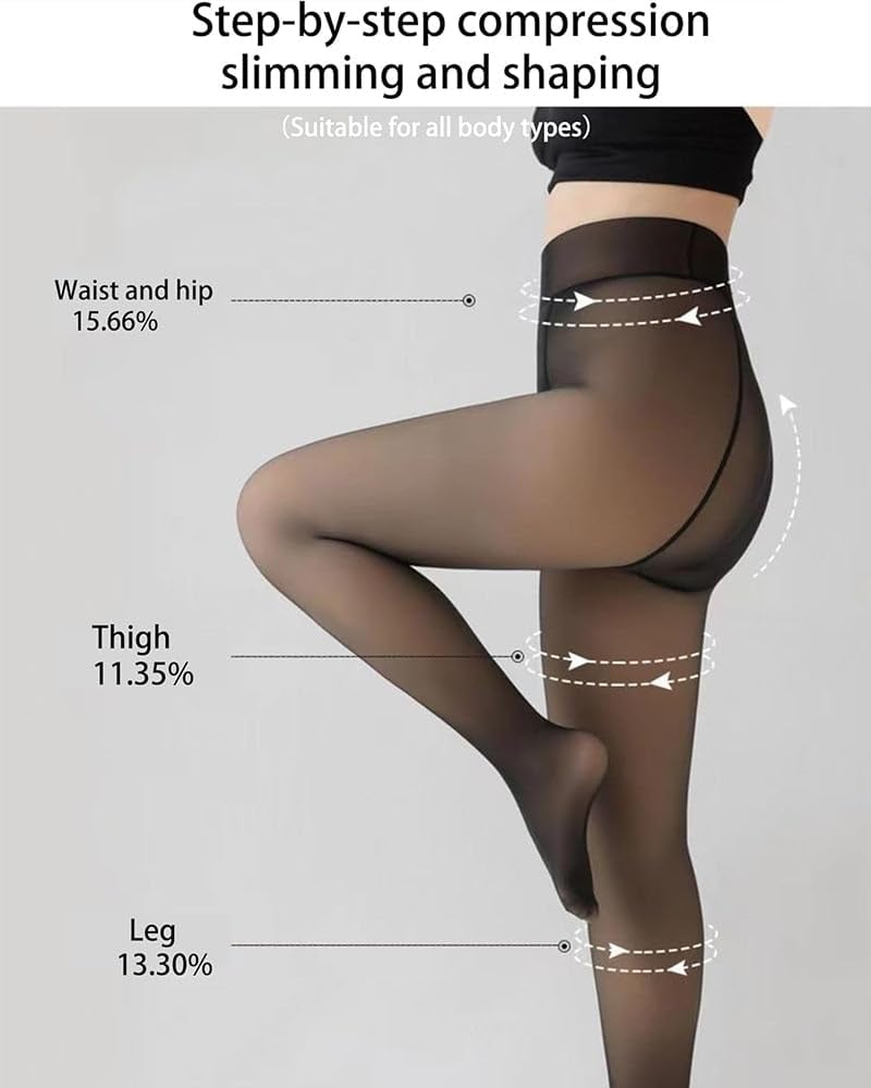 🔥(Hot Sale- 50% OFF)Flawless Legs Skin Toned Fleece Lined Tights