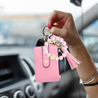 🔥World's bestsellers 💃Key Chain Bracelet with Silicone Beads Wallet