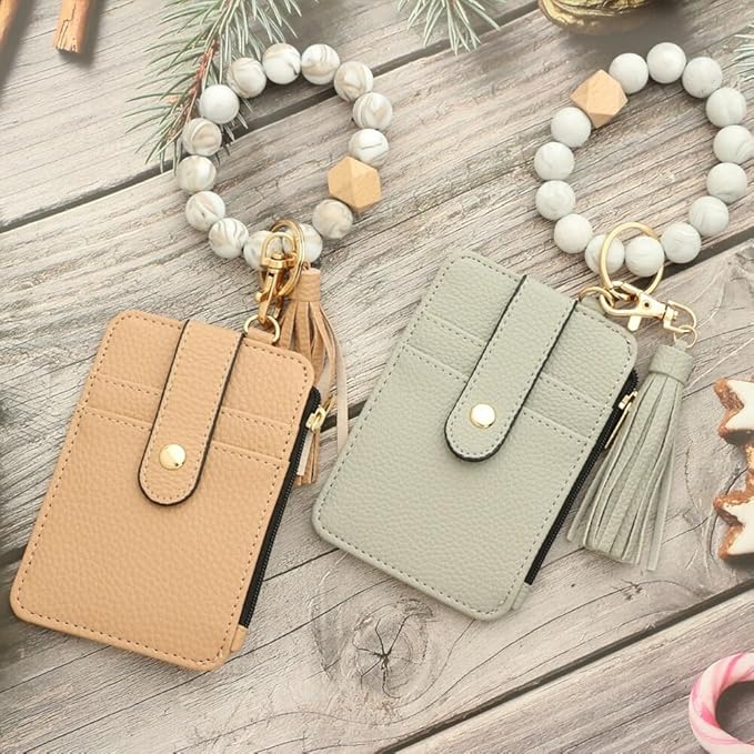 🔥World's bestsellers 💃Key Chain Bracelet with Silicone Beads Wallet