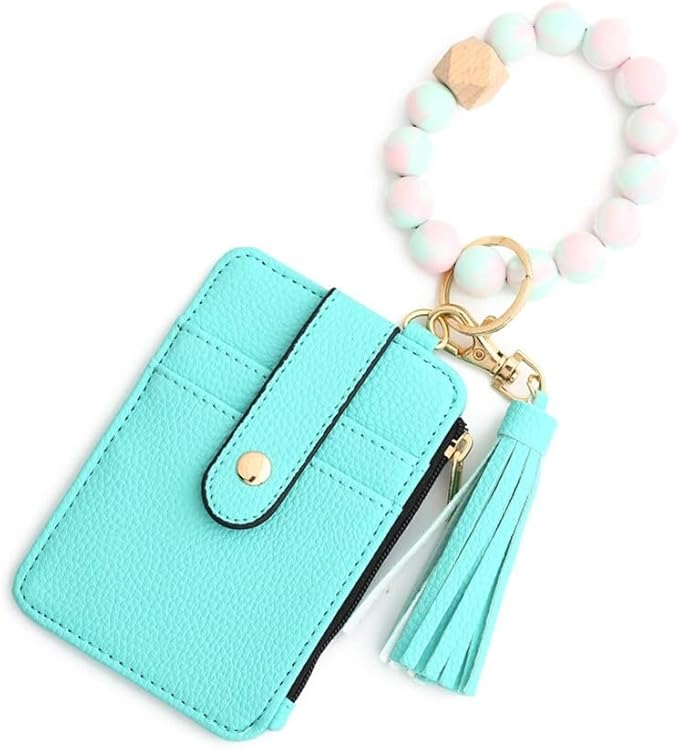 🔥World's bestsellers 💃Key Chain Bracelet with Silicone Beads Wallet