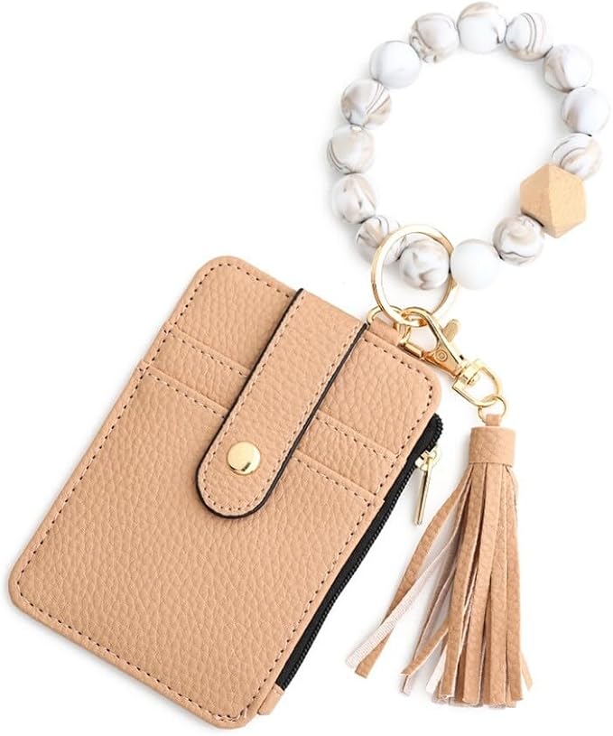 🔥World's bestsellers 💃Key Chain Bracelet with Silicone Beads Wallet