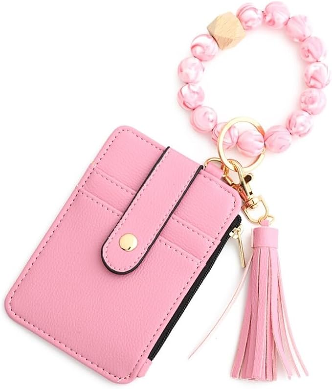 🔥World's bestsellers 💃Key Chain Bracelet with Silicone Beads Wallet