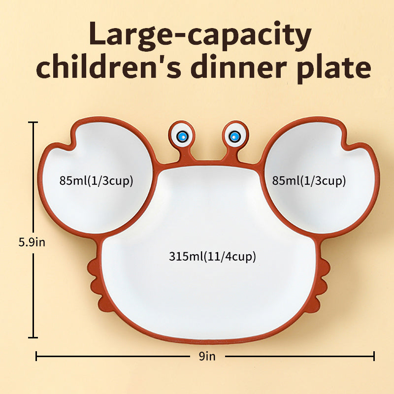 🔥World's bestsellers -🦀Cute Crab  Food Plates for Babies and Kids