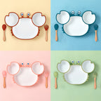 🔥World's bestsellers -🦀Cute Crab  Food Plates for Babies and Kids