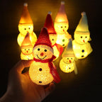 🔥Hot Christmas Sales～🎅Christmas Snowman Decorative Ornament Night Light✨