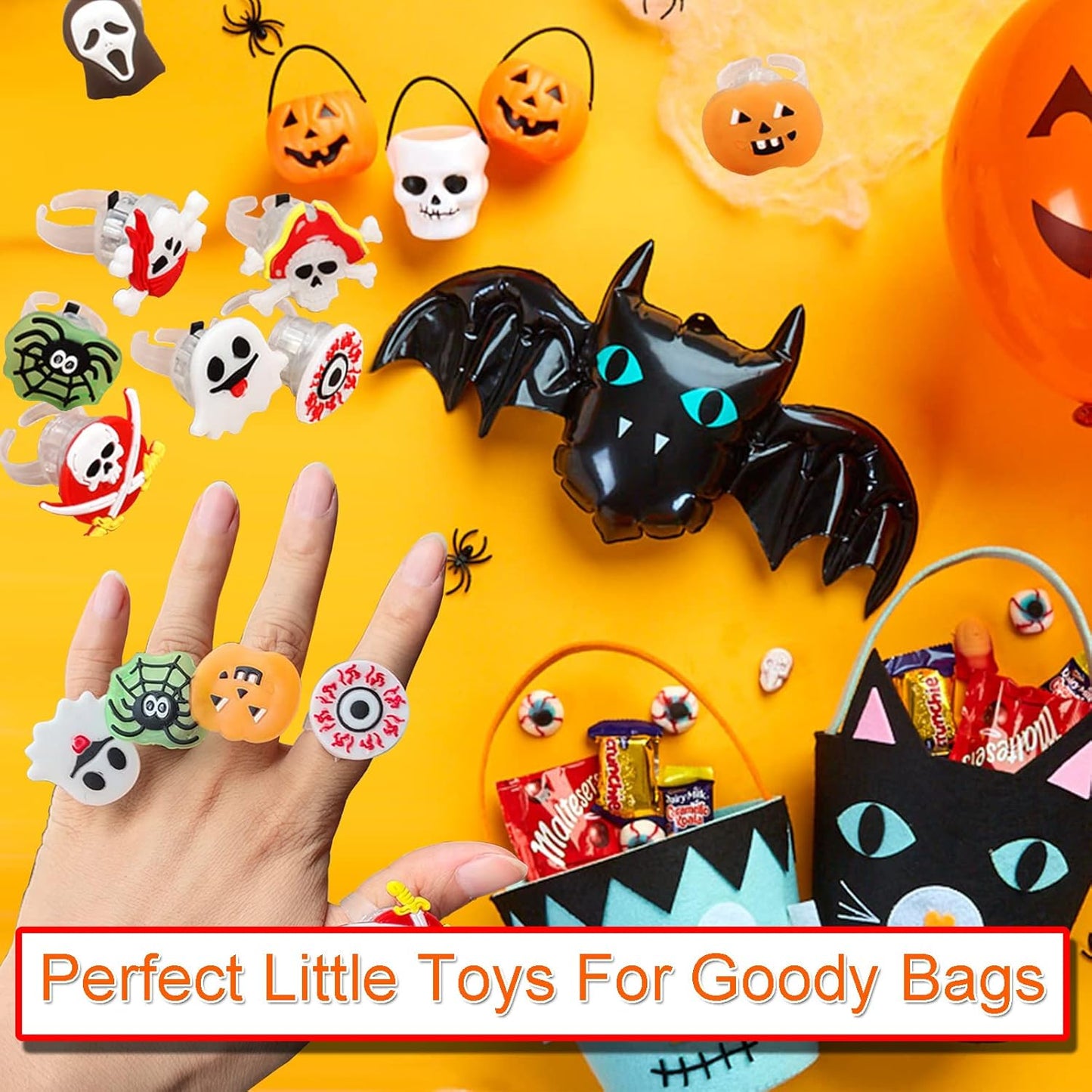 🎁Last Day Special 49% OFF-👻Halloween Light Up Ring💫