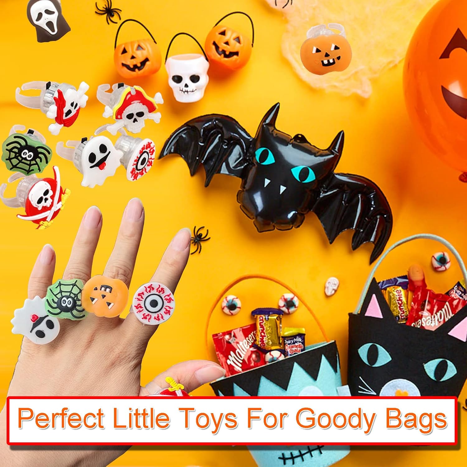 🎁Last Day Special 49% OFF-👻Halloween Light Up Ring💫