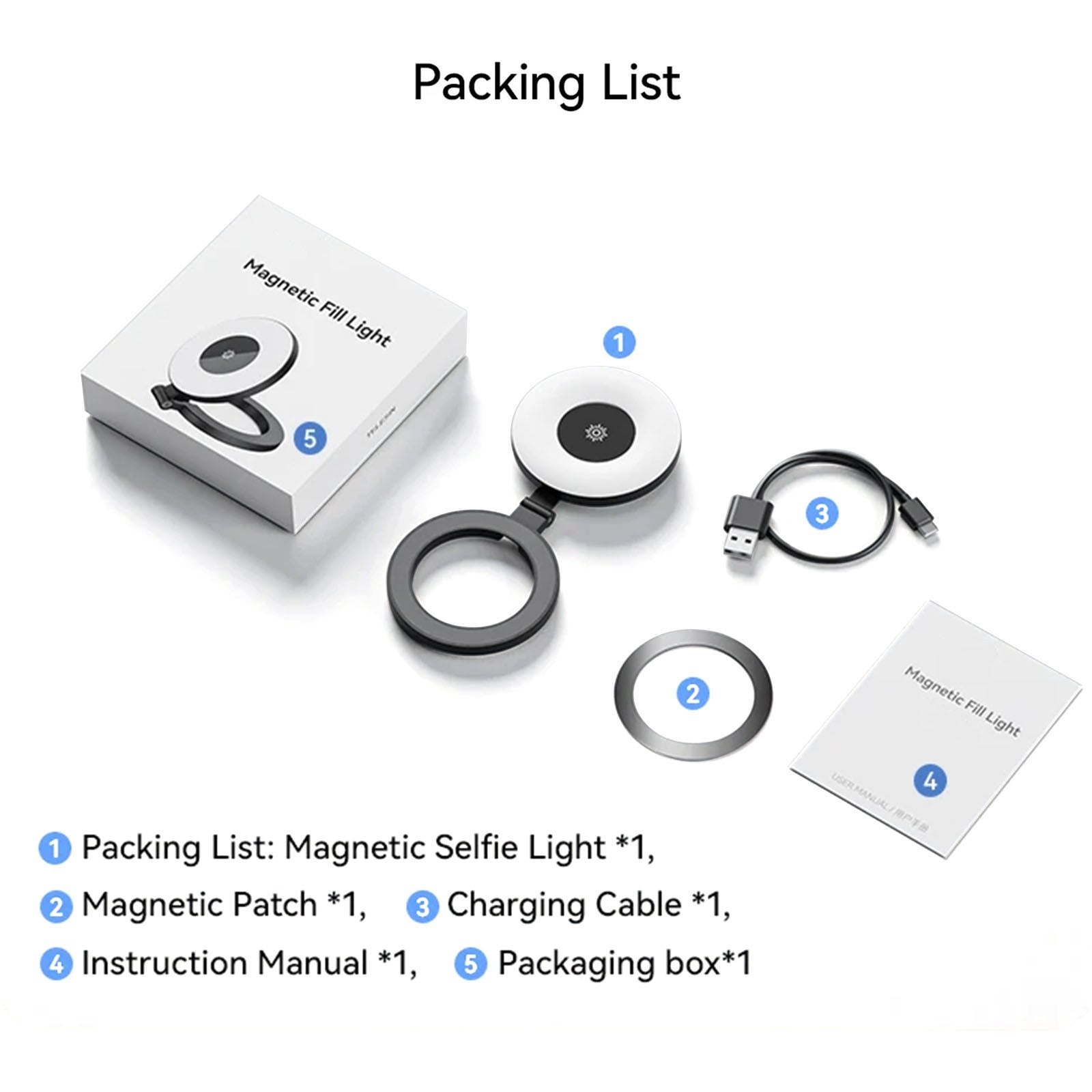 💥Last Day Special 49% OFF-Magnetische Selfie Ringlicht