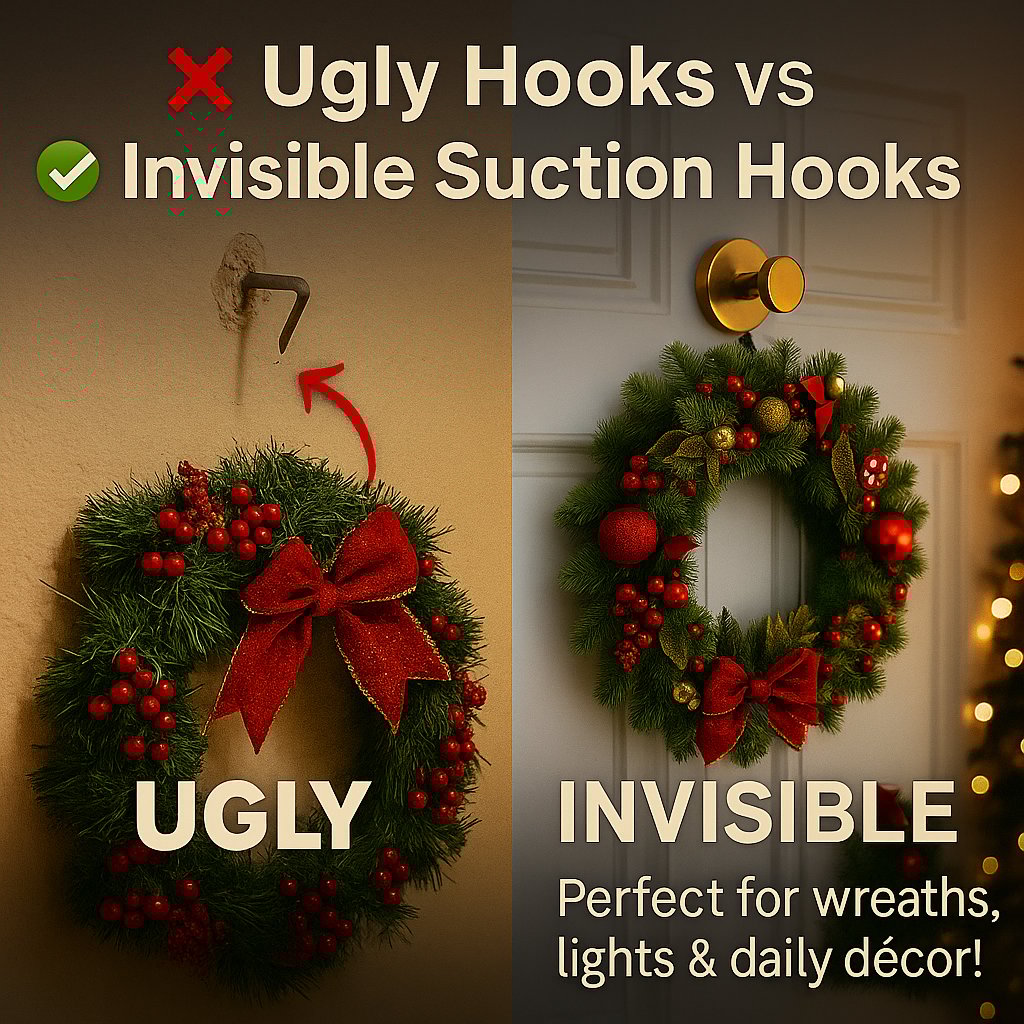 💥Last Day Special 49% OFF-2025 Upgraded Suction Cup Hooks