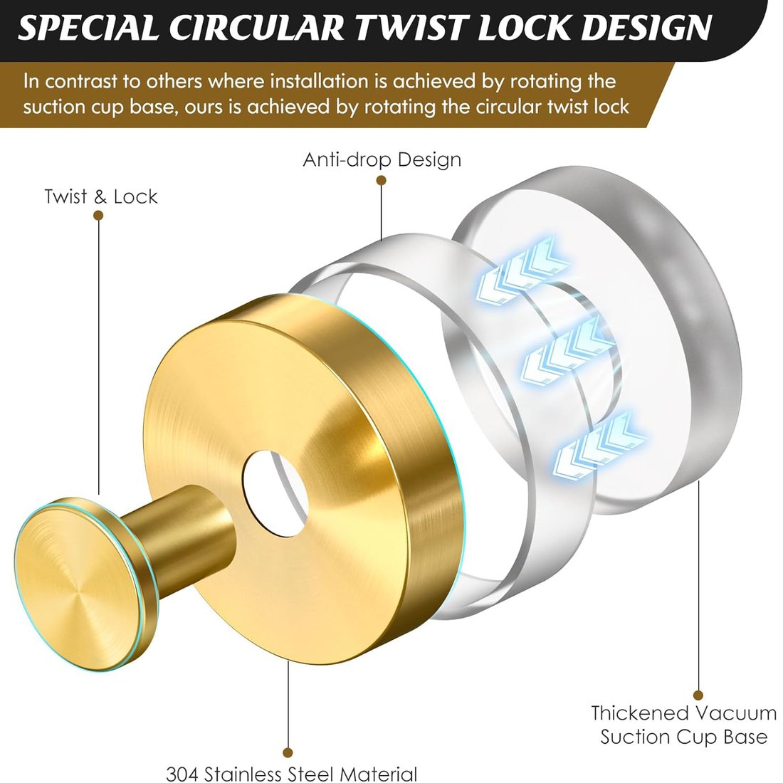 💥Last Day Special 49% OFF-2025 Upgraded Suction Cup Hooks