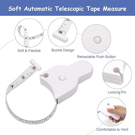 🎉Last Day Special 49% OFF-60 Inch Automatic Telescopic Tape Measure
