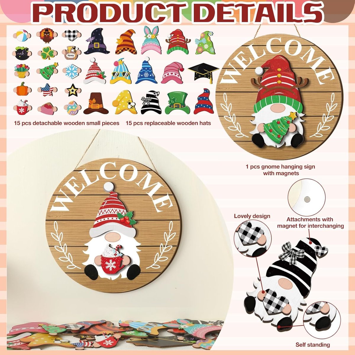 🎄 50K+ SOLD! 🎁Christmas DIY Wooden Plaque