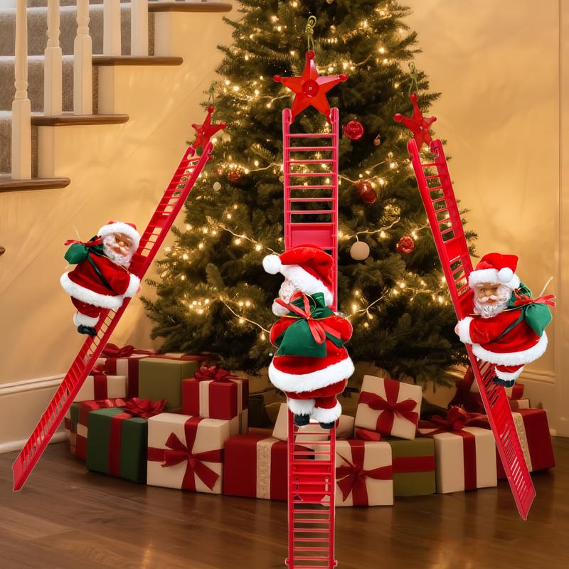 🎁Last Day Special 49% OFF-Electric Tree-Climbing Father Christmas (with music)