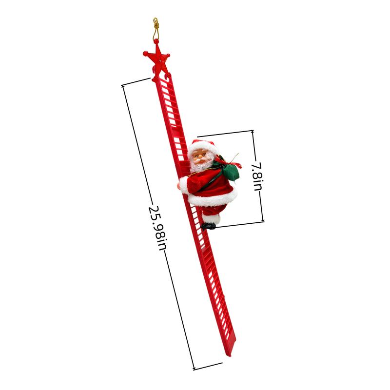 🎁Last Day Special 49% OFF-Electric Tree-Climbing Father Christmas (with music)