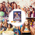 🎁Last Day Special 49% OFF-Fireworks Pop Up Cake Light and Music Happy Birthday Card Gift