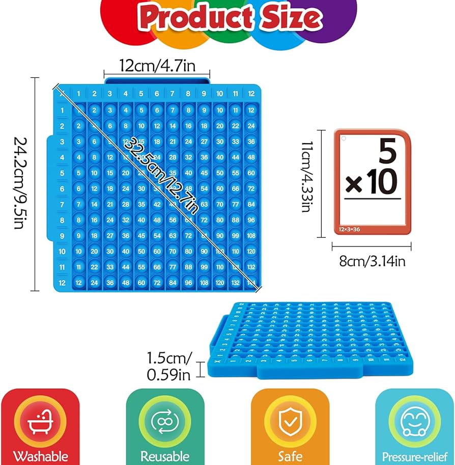 🔥Math Flash Cards and Math Board Multiplication Flash Card