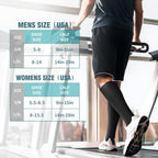 🧦6 Pairs 15-20mmHg Graduated Support Knee High Socks