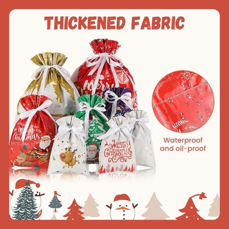 🎄Holiday Pre-Sale Save 49%🔥MerryPouch Christmas Drawstring Gift Bags