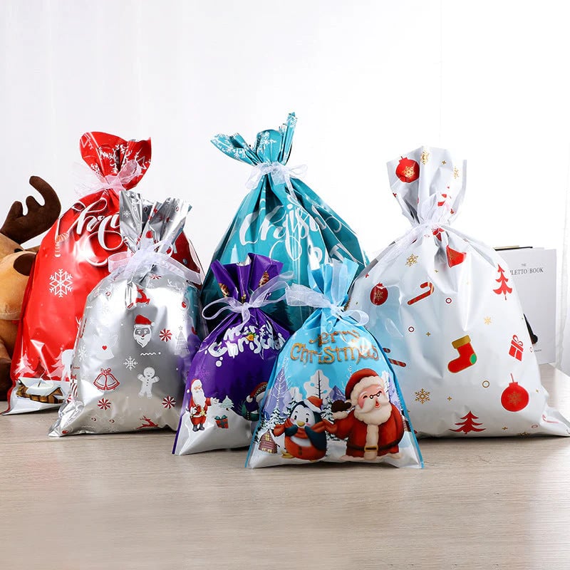 🎄Holiday Pre-Sale Save 49%🔥MerryPouch Christmas Drawstring Gift Bags