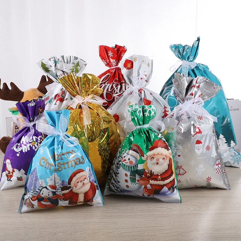 🎄Holiday Pre-Sale Save 49%🔥MerryPouch Christmas Drawstring Gift Bags