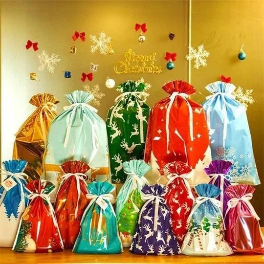🎄Holiday Pre-Sale Save 49%🔥MerryPouch Christmas Drawstring Gift Bags