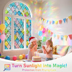 🔥Hot Holiday Sale-💥Diamond Colorful Static Glass Sticker