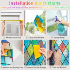 🔥Hot Holiday Sale-💥Diamond Colorful Static Glass Sticker