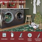 🎄Hot Holiday Sale-Soft Christmas Tree Santa Claus Carpet Runner