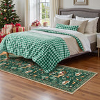 🎄Hot Holiday Sale-Soft Christmas Tree Santa Claus Carpet Runner