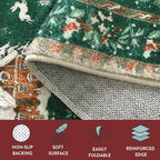🎄Hot Holiday Sale-Soft Christmas Tree Santa Claus Carpet Runner