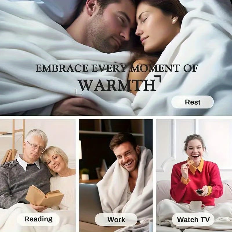 🔥Save 49% on Hot Winter Sale-Bohemian Sun and Moon Flannel Blanket