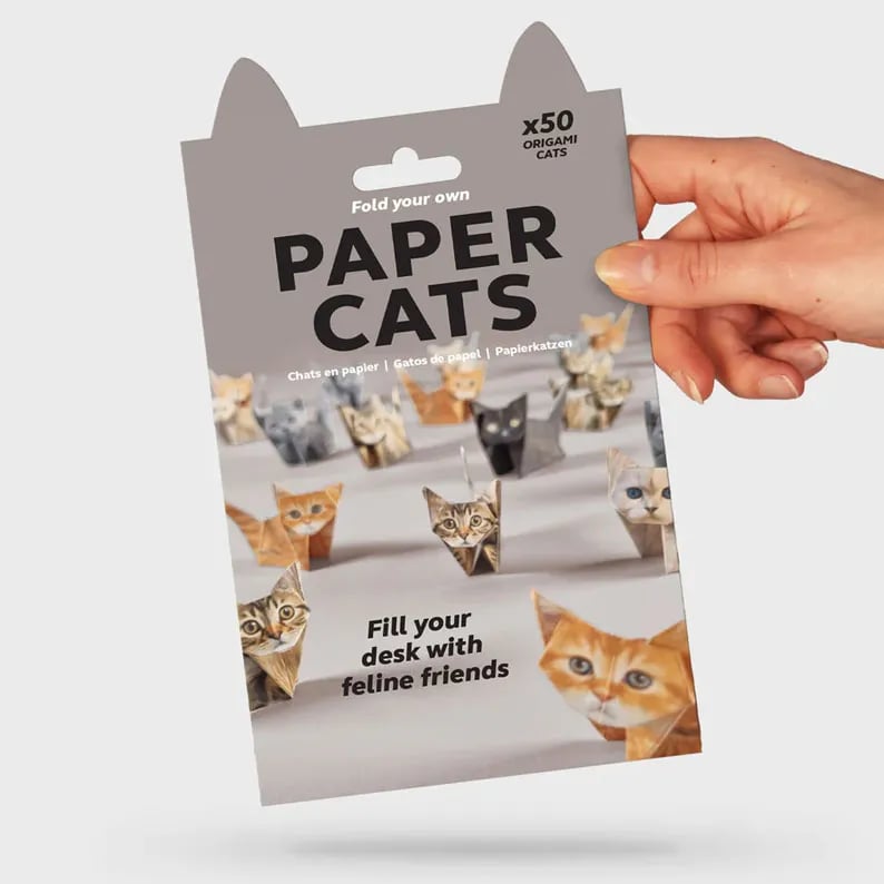 ⏰Buy More Save More😻✨Easy DIY Paper Cats Kit | Guided Lines & Instructions Included