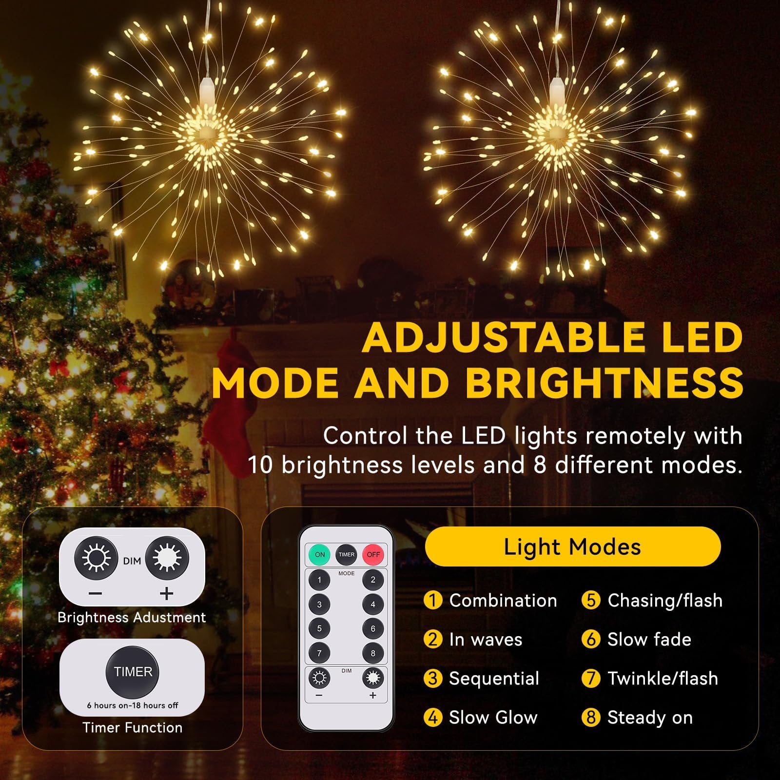 ✨Buy More Save More-🎄Christmas Hot Sale - Hanging Waterproof Fairy Lights