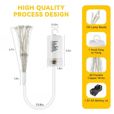 ✨Buy More Save More-🎄Christmas Hot Sale - Hanging Waterproof Fairy Lights